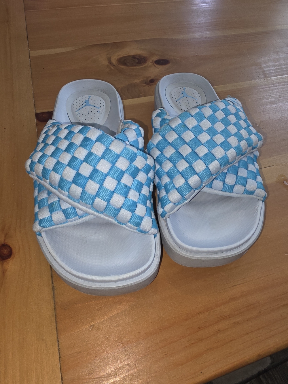 Women's Air Jordan Sophia Woven Slides 'Pool' do8863-401 Size 10 Sandals